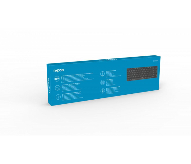 RAPOO E9700M Multimode Blade 2.4GHz/BT 5.0/BT 3.0 szara - 1071771 - zdjęcie 2
